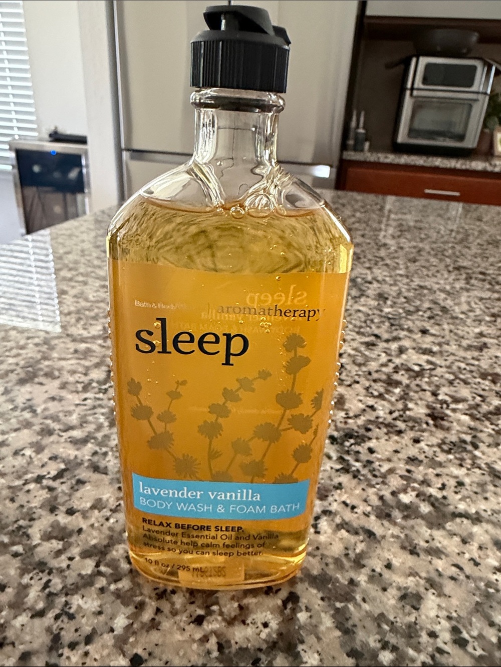 Bath & Body Works Sleep Lavender Vanilla Body Wash & Foam Bath - Yellow